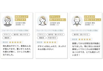 工事不要・設置も簡単で使い勝手が良いため、女性やシニア層の方からも支持されています!