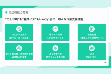 現場ニーズにドンピシャ対応!OCR・箱サイズ・セット支援も網羅