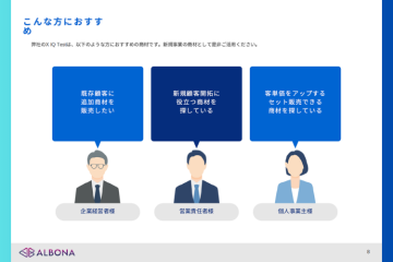 既存取引先へのクロスセルで売上アップ！