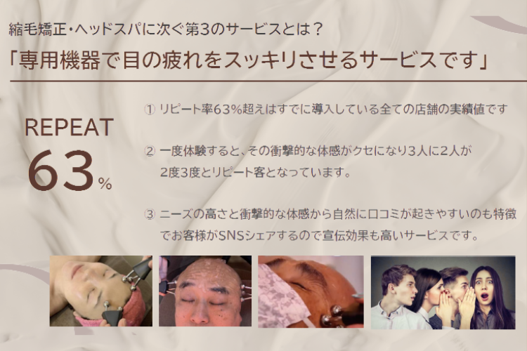 導入店舗でリピート続出！理美容市場で勝てる商材を販売