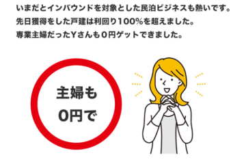 利回り100%超のビジネスを提案!再現性あるノウハウが強み