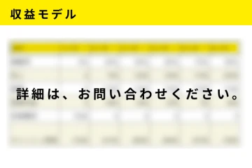 安定収益につながる成果報酬モデル！詳細はお問い合わせを