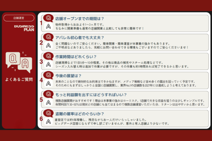 業界未経験でも大歓迎な無人洋服屋！
