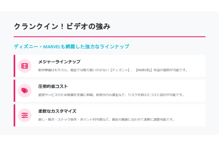 強力ラインナップ商材!