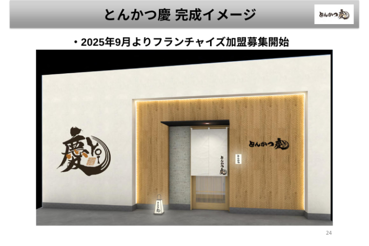 2025年9月募集開始!先行者利益を掴む、洗練された都市型とんかつブランド「慶(よい)」のFCオーナー募集