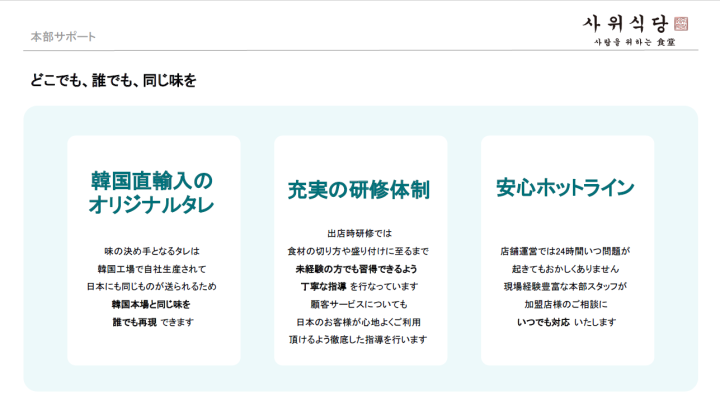 【未経験でも安心！】研修〜運営まで本部がフルサポート