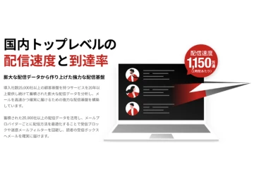メルマガ市場の定番！提案先が納得する圧倒的な配信力を武器に