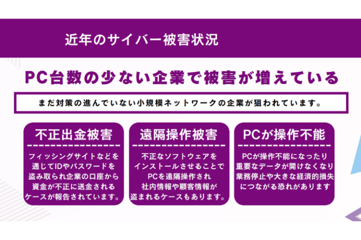 被害増加で提案ニーズ急拡大！